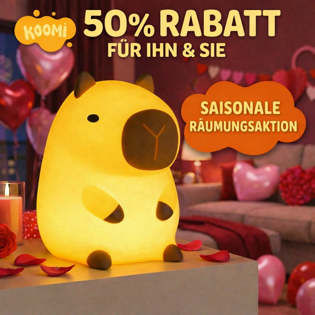 Koomi™ KapiShine – Kinder-Nachtlicht Capybara